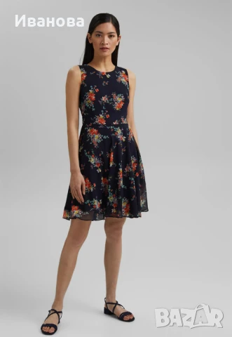 ESPRIT Прекрасна флорална лятна рокля/рокличка. Намалена от 139 лв