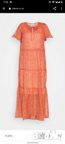 Дълга рокля от шифон S Нова Saint Tropez , снимка 4 - Рокли - 37186843