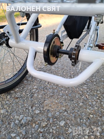 Велосипед с 3 колела и електромотор - Хибрид 36V-10.5Ah Безплатна Доставка, снимка 5 - Велосипеди - 40061856
