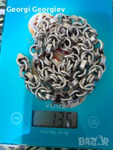 Продавам масивен сребърен ланец, снимка 8 - Колиета, медальони, синджири - 53459743