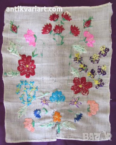 19 век Ръчно бродирана Рамка за Снимка, снимка 7 - Антикварни и старинни предмети - 27562348