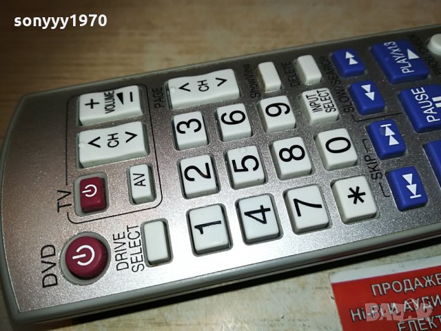 panasonic dvd/tv remote 2504211040, снимка 5 - Дистанционни - 32671821