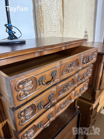 Класически скрин в стил Луи XV - масивно дърво, снимка 7 - Скринове - 52834962