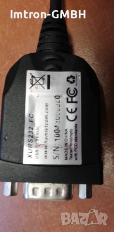 USB 2.0 Сериен RS232 DB9 Мъжки Конвертор Кабел  0,50 м., снимка 3 - Кабели и адаптери - 42076094