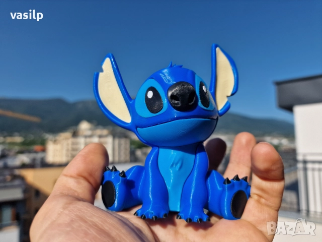 Фигурка Stitch, 3D принтирана