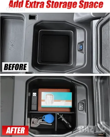 LALAIJDOU 3бр. Органайзер за централна конзола, Land Rover Defender 90 110 130 2020-2024, снимка 7 - Аксесоари и консумативи - 49524822