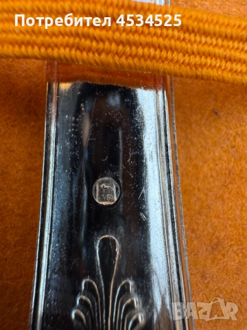 Италиански посребрен комплект прибори за 12 човека (Argenteria Professional, 51 части, 60–70 г.), снимка 4 - Антикварни и старинни предмети - 53572525