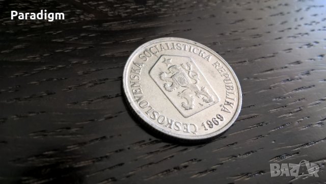 Монета - Чехословакия - 10 халера | 1969г., снимка 2 - Нумизматика и бонистика - 33038391