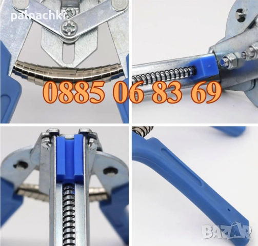 Пълначка за месо 5 литра + клещи за връзване на колбаси, ПОДАРЪК 600 скоби, снимка 6 - Друго търговско оборудване - 52230985