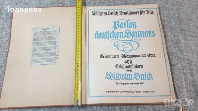 Вилхелм Буш-сборник от немски комикси, снимка 2 - Антикварни и старинни предмети - 53209922