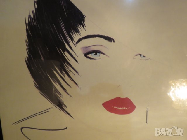 Лек контур и красотата на една жена за вашия дом, офис, фризьорски салон , снимка 2 - Картини - 27110437