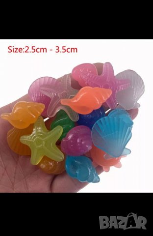 Светещи цветни фигурки, снимка 5 - Оборудване за аквариуми - 35583152