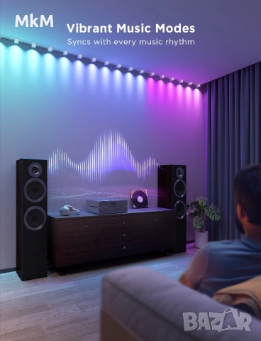 Govee RGBIC String Downlights, снимка 10 - Лед осветление - 52368611