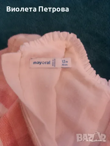 Детска рокля Mayoral, снимка 4 - Бебешки рокли - 50153103