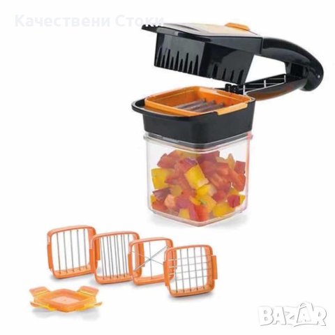 👨‍🍳 Кухненско ренде - Nicer Dicer Quick 4в1, снимка 7 - Аксесоари за кухня - 43199574