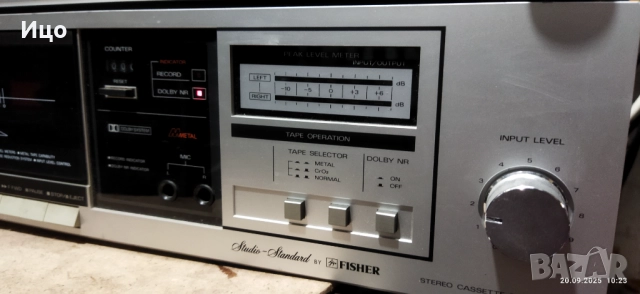 Fisher система 3 компонента,тунер дек и усилвател., снимка 2 - Аудиосистеми - 51801258