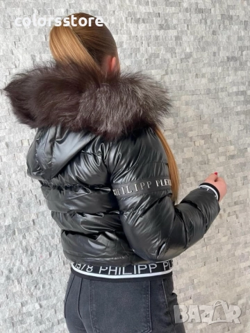 Дамско зимно яке Pfilipp Plein/IM76b, снимка 6 - Якета - 52371767