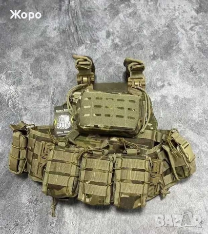 Тактическа Жилетка с гнезда за брон. плочи, снимка 2 - Екипировка - 52427949