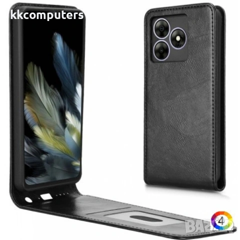 Blackview Wave 8 / Wave 8C / Oscal Flat 2 Flip3 Magnetic Кожен Калъф и Скрийн Протектор, снимка 4 - Калъфи, кейсове - 53245441