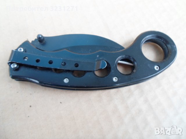 Хубав колекционерски сгъваем нож-необичаен,запазен, снимка 2 - Ножове - 34836319