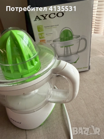 Цитрус преса Ayco ACP-6540, снимка 3 - Сокоизстисквачки и цитрус преси - 52651172