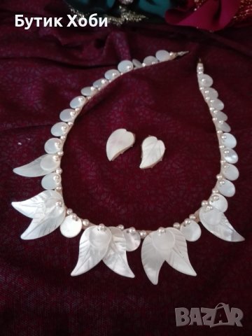 Антикварен комплект от седеф