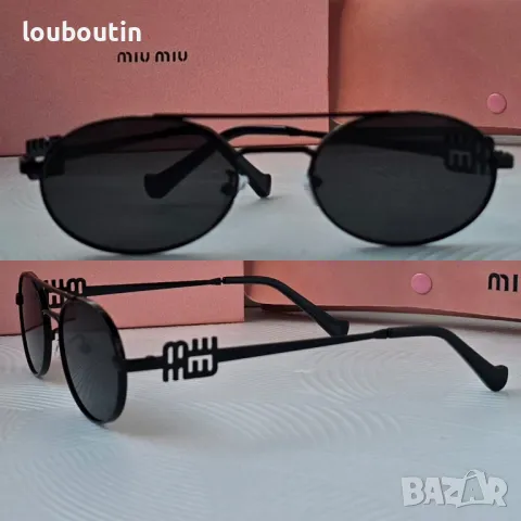 Miu 2024 дамски слънчеви очила елипса, снимка 3 - Слънчеви и диоптрични очила - 38152005