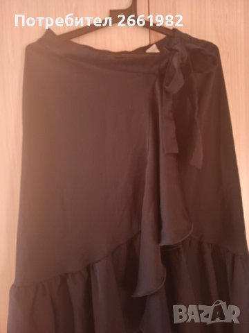 Тъмносиня пола на Zara- тип " Прегърни ме ", снимка 2 - Поли - 44047812
