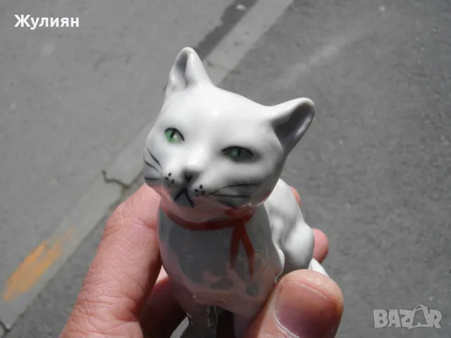 СТАР БЪЛГАРСКИ ПОРЦЕЛАН КОТЕ КОТКА , снимка 4 - Антикварни и старинни предмети - 49823411