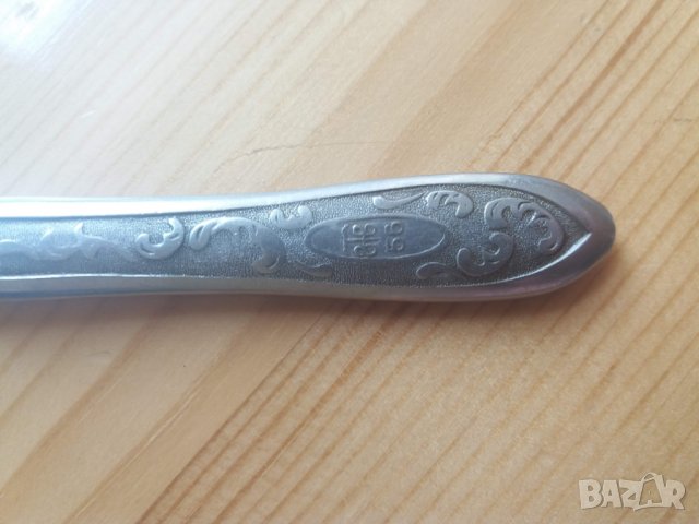 Антикварна старинна вилица с маркировки, снимка 3 - Антикварни и старинни предмети - 27093010