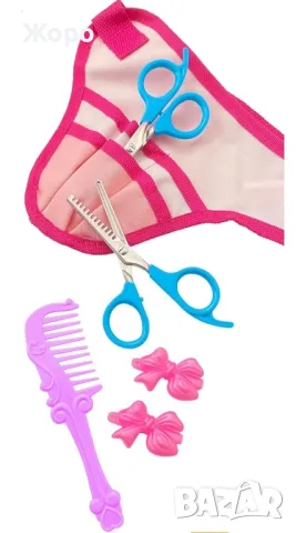 Детски фризьорски комплект в колан КН2430, снимка 10 - Образователни игри - 48020453