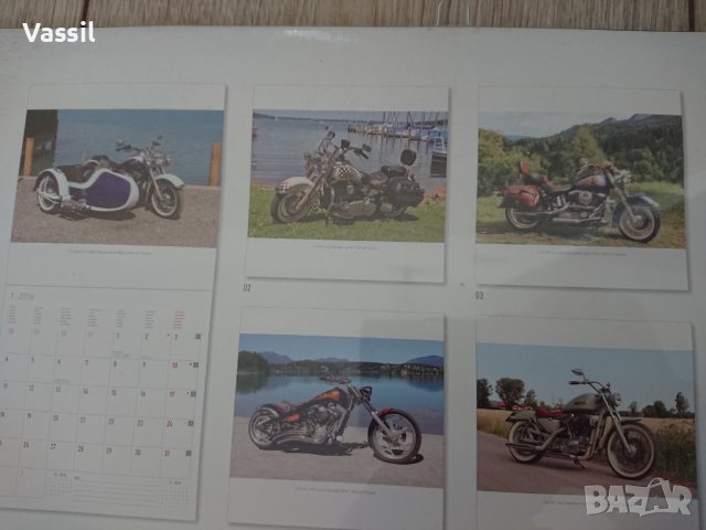 Harley Davidson - календар 2016 уникални модели на марката, снимка 3 - Колекции - 39790721