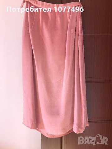 Дамска Пола Поли Рипсено Кадифе Дамски Костюми Вълнена пола Кралско синьо, снимка 4 - Поли - 28374779