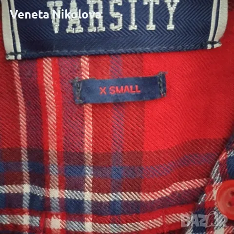 Дамска карирана риза , снимка 3 - Ризи - 50272539