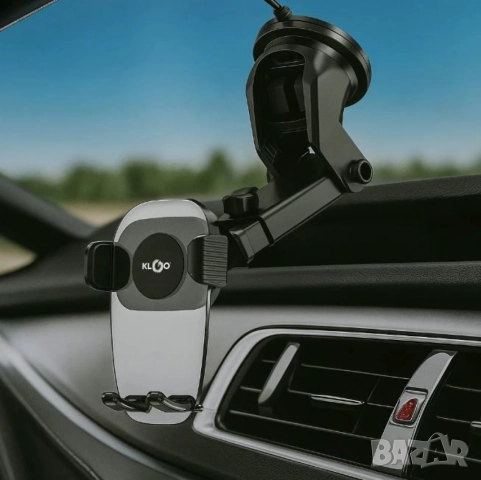 Вакуум стойка за телефон за кола – универсален модел, снимка 4 - Други стоки за дома - 51897280