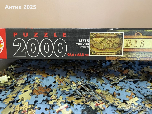 Пъзел Educa 2000 – Typus Orbis Terrarum (Карта на света), снимка 3 - Пъзели - 51531208