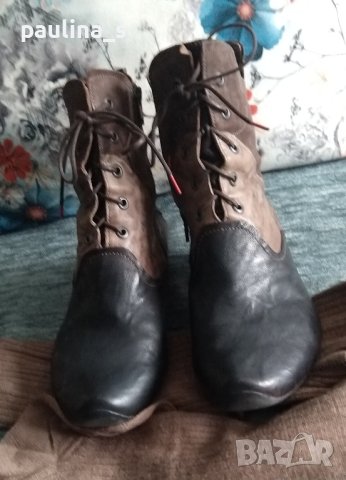 Уникални маркови боти "Think!" / естествена кожа , снимка 11 - Дамски боти - 43682780
