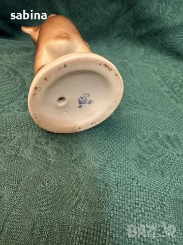 Статуетка „Кафяво мече стоящо“. ЛФЗ „Ломоносов“, снимка 5 - Статуетки - 52999179