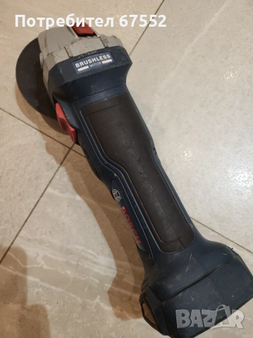Безчетков шлайф Bosch 18V-7, 115мм. 11000 оборота. Без батерии и зарядно. Цена: 160лв. (крайна), снимка 2 - Други инструменти - 52323676