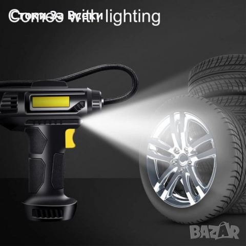 Безжичен дигитален компресор за автомобил - мощен и компактен, снимка 6 - Аксесоари и консумативи - 52192668