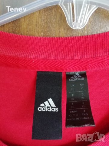 Adidas Performance оригинална мъжка памучна тениска XL, снимка 5 - Тениски - 40099579