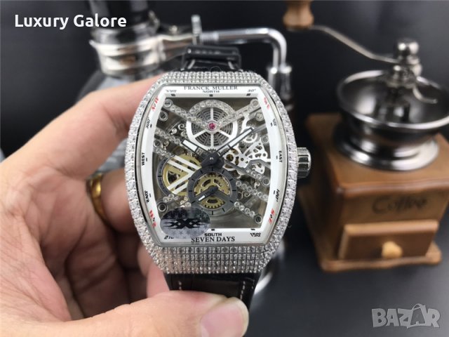 Мъжки часовник Franck Muller Vanguard Seven Days с автоматичен механизъм, снимка 2 - Луксозни - 38306734