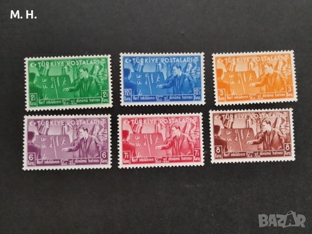 Пощенски марки Турция 1983