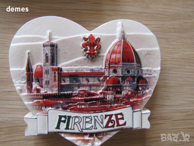 3D Метален магнит от Флоренция, Италия-2