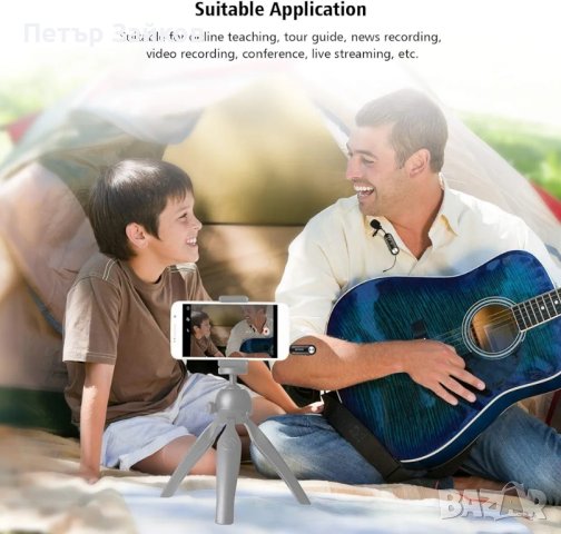 Версия за мобилен телефон UHF Многофункционален безжичен микрофон , снимка 6 - Микрофони - 43451127