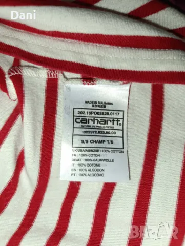 Тениска Carhartt WIP Champ, снимка 4 - Тениски - 47474117