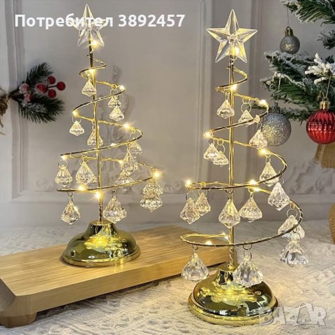 Коледна елха с ефект от диаманти, снимка 2 - Декорация за дома - 42933578