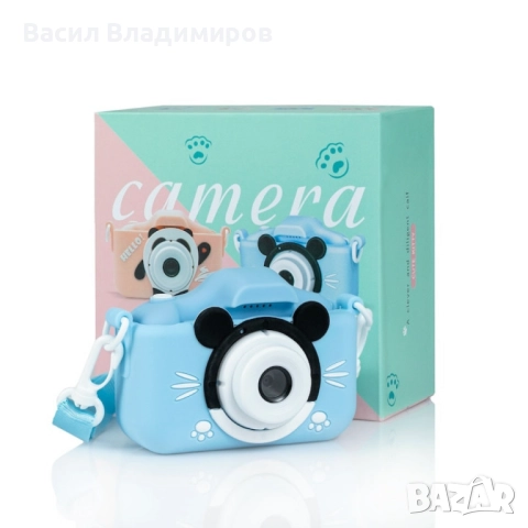 HD цифров фотоапарат за деца – 1080P видео, забавни рамки и устойчив дизайн, снимка 2 - Други - 52703838