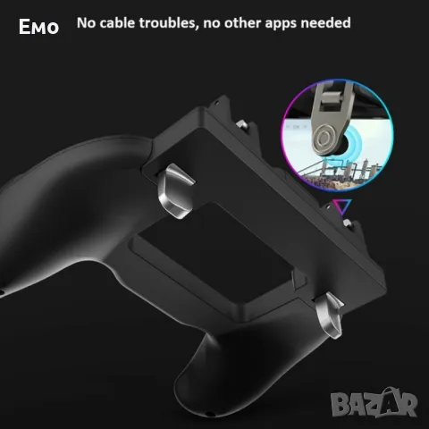 Гейм контролер за Android, iOS телефони с директна връзка (shooting games) PSP32, снимка 12 - Друга електроника - 47832000