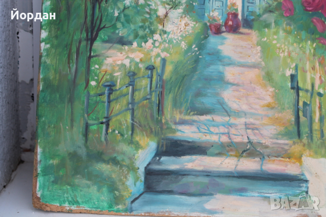 Картина масло върху платно м. Зехиров 1996г, снимка 2 - Картини - 36441958